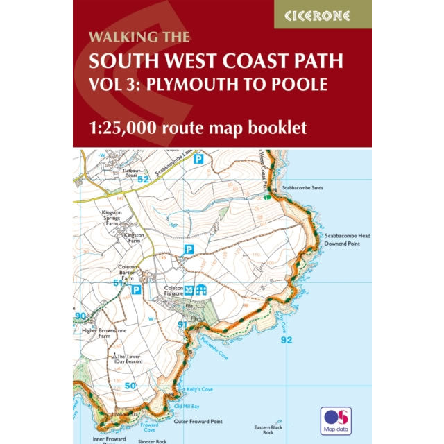 South West Coast Path Map Booklet - Plymouth to Poole